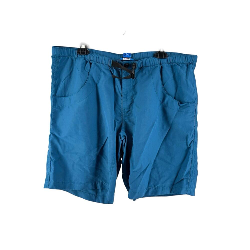 KAVU‎ Men's Deep Water Blue Big Eddy Belted Shorts Size XL